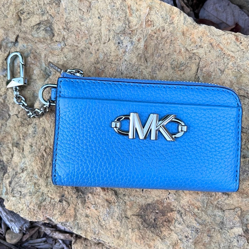 Michael Kors Small Blue & Silver Wallet